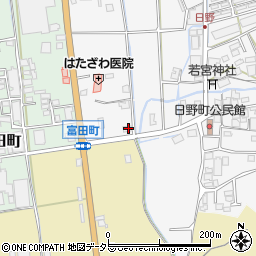 兵庫県西脇市日野町164周辺の地図