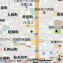 京都府京都市中京区橋弁慶町233周辺の地図