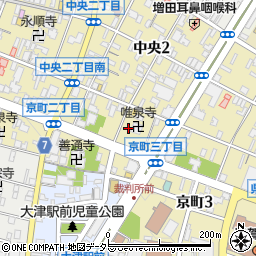 滋賀県大津市京町2丁目4-5周辺の地図