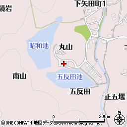 亀岡市営火葬所周辺の地図
