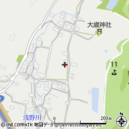 兵庫県市川町（神崎郡）浅野周辺の地図