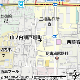 京都府京都市右京区山ノ内赤山町27-5周辺の地図