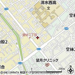 静岡県静岡市清水区西高町15-21周辺の地図