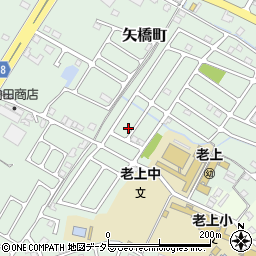 滋賀県草津市矢橋町52周辺の地図