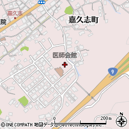 江津市医師会周辺の地図