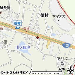 愛知県東海市加木屋町御林13-7周辺の地図