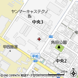滋賀県湖南市中央3丁目29周辺の地図