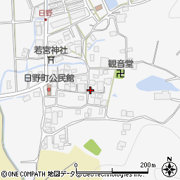 兵庫県西脇市日野町295周辺の地図