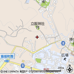 三重県四日市市垂坂町1127周辺の地図