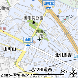 愛知県知立市山町桜馬場4周辺の地図