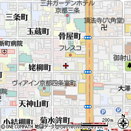 京都府京都市中京区橋弁慶町223周辺の地図