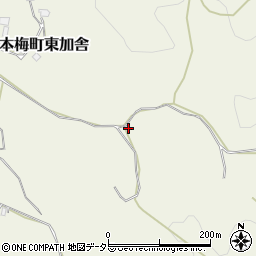 京都府亀岡市本梅町東加舎（森ケ芝）周辺の地図