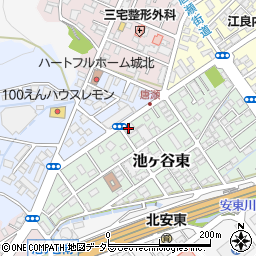 大勝建設株式会社　事務所・工場周辺の地図