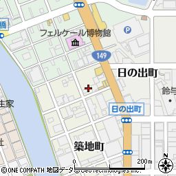 静岡県静岡市清水区築地町10-14周辺の地図