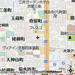 京都府京都市中京区橋弁慶町229周辺の地図