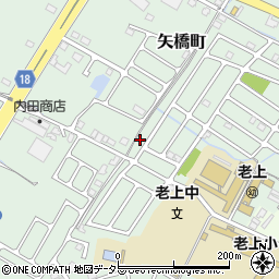 滋賀県草津市矢橋町52-41周辺の地図