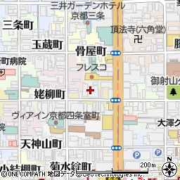 京都府京都市中京区橋弁慶町225周辺の地図