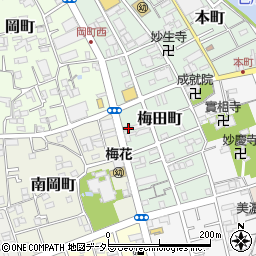 静岡県静岡市清水区梅田町11-19周辺の地図