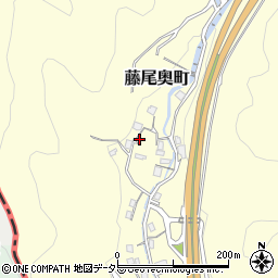滋賀県大津市藤尾奥町4-12周辺の地図