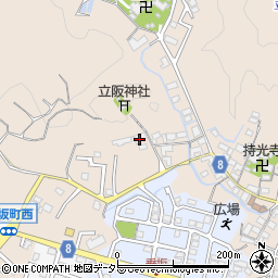 三重県四日市市垂坂町1128周辺の地図