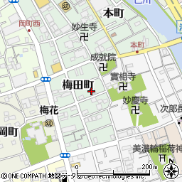 静岡県静岡市清水区梅田町5-8周辺の地図