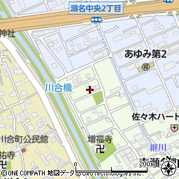 静岡県静岡市葵区南瀬名町11-14周辺の地図