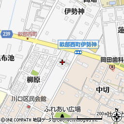 愛知県豊田市畝部西町柳原31-3周辺の地図