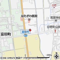 兵庫県西脇市日野町167周辺の地図