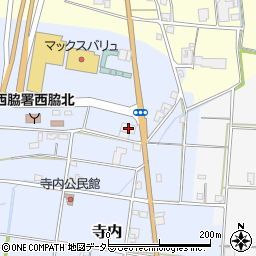 兵庫県西脇市寺内385周辺の地図
