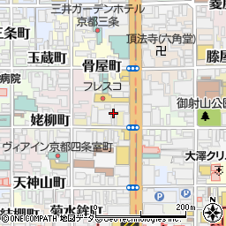 京都府京都市中京区橋弁慶町231周辺の地図