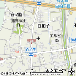 愛知県東海市加木屋町白拍子99周辺の地図