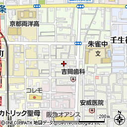 サイト京都西院周辺の地図