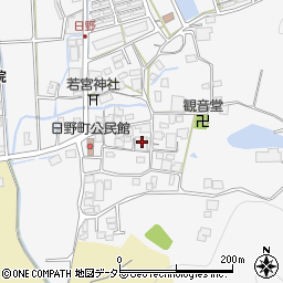 兵庫県西脇市日野町300周辺の地図