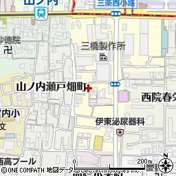 京都府京都市右京区山ノ内赤山町26-9周辺の地図