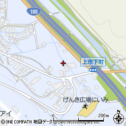 岡山県新見市上市69周辺の地図