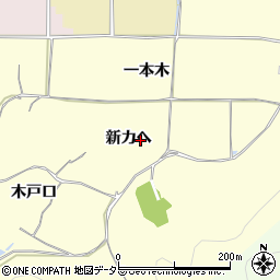 京都府亀岡市曽我部町穴太新カヘ周辺の地図
