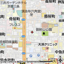 京都府京都市中京区一蓮社町298-11周辺の地図