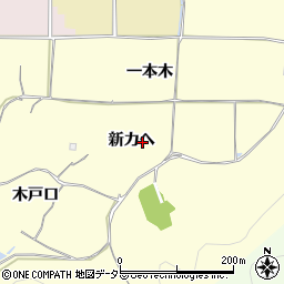 京都府亀岡市曽我部町穴太（新カヘ）周辺の地図