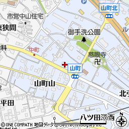 愛知県知立市山町桜馬場17周辺の地図