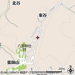 愛知県岡崎市真福寺町東谷49周辺の地図