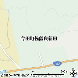 兵庫県丹波篠山市今田町佐曽良新田周辺の地図
