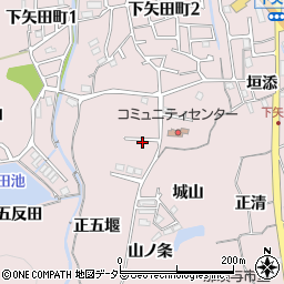 京都府亀岡市下矢田町蛭町周辺の地図
