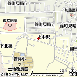 京都府亀岡市篠町篠上中沢24周辺の地図