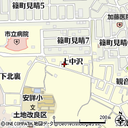 京都府亀岡市篠町篠上中沢24周辺の地図