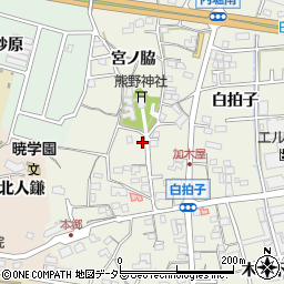 愛知県東海市加木屋町宮ノ脇45周辺の地図