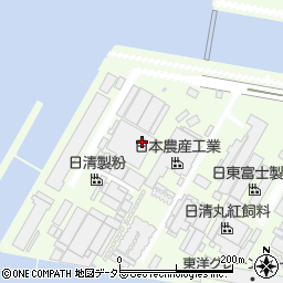 日清サイロ株式会社　知多事業所周辺の地図