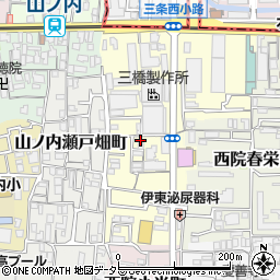 京都府京都市右京区山ノ内赤山町2-10周辺の地図