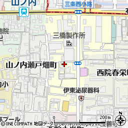 京都府京都市右京区山ノ内赤山町2-7周辺の地図