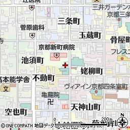 京都府京都市中京区六角町周辺の地図