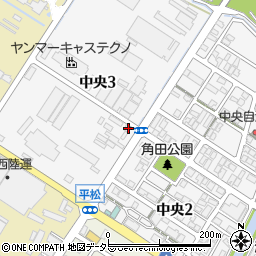滋賀県湖南市中央3丁目27周辺の地図